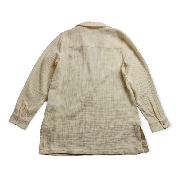 Soft Surroundings Key Biscayne Gauze Popover Blouse - Picture 5 of 9